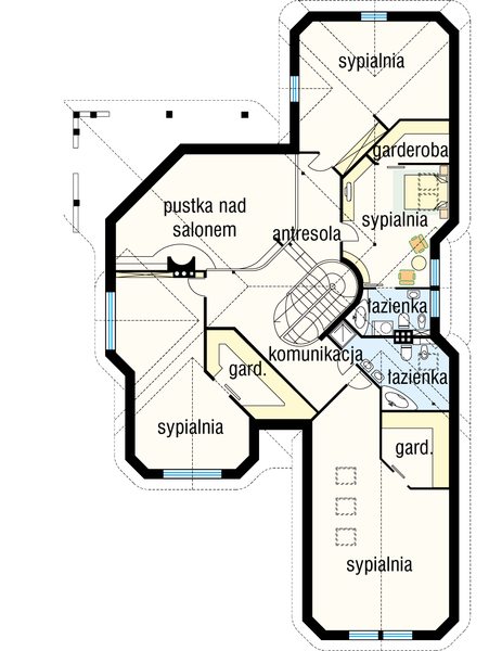 Poddasze projektu Adelina