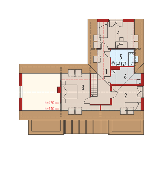 Poddasze projektu Stanisław G1