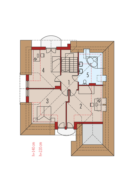 Poddasze projektu Salma G1
