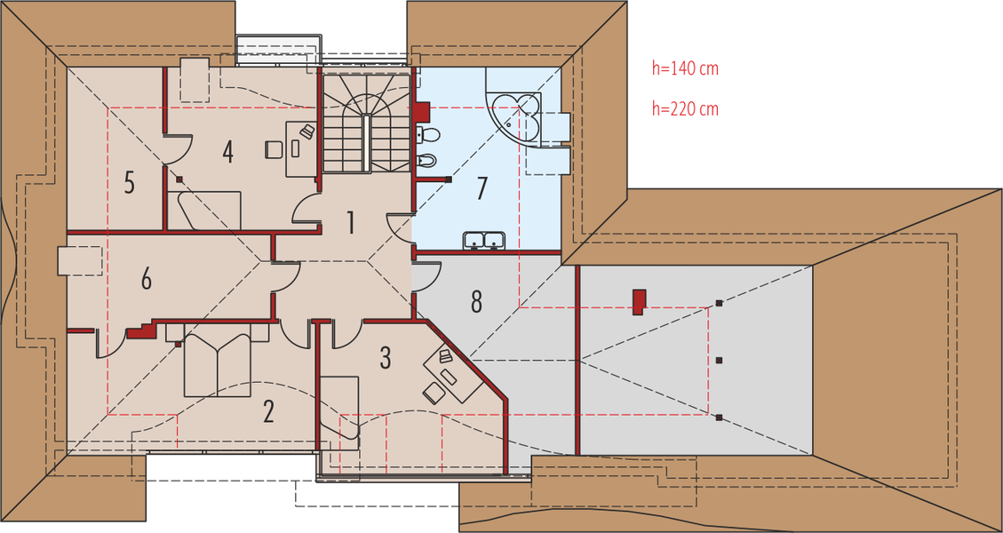 Poddasze projektu Filip G2