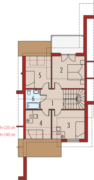 Poddasze projektu Alma