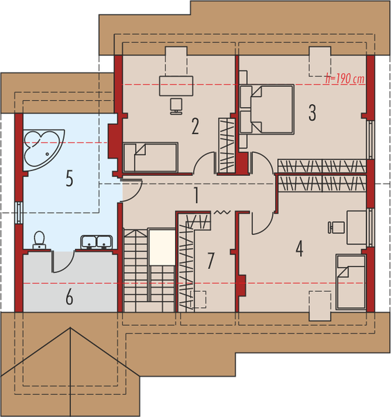 Poddasze projektu Amanda G1
