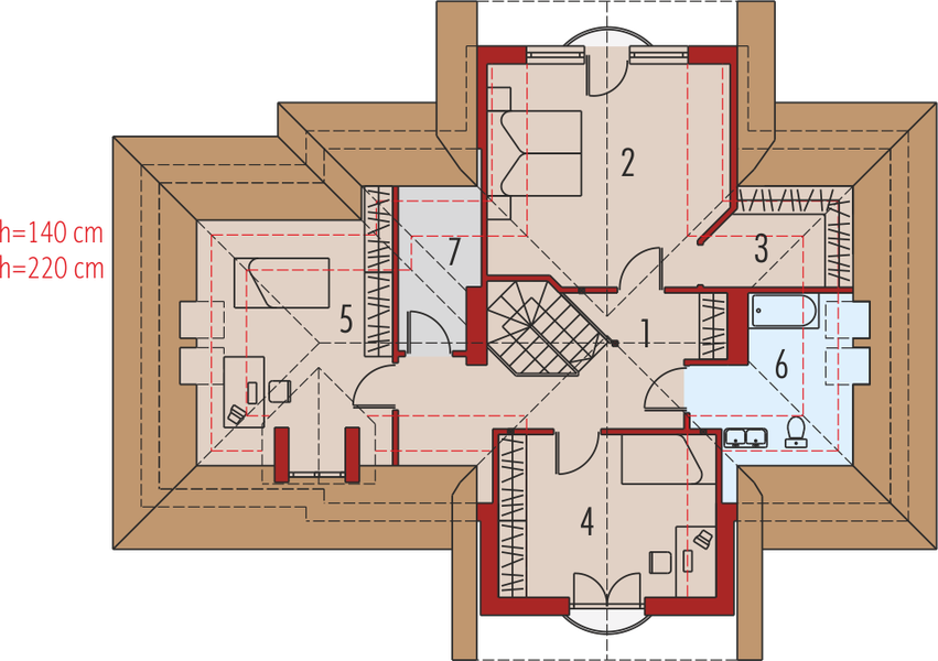 Poddasze projektu Amelia G1