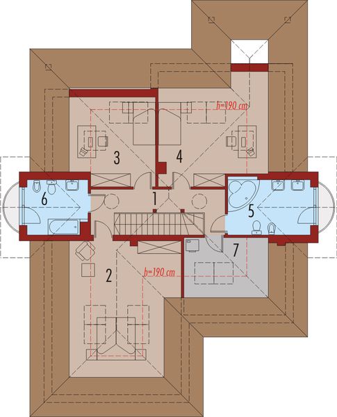 Poddasze projektu Anabell G2