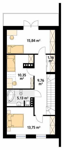 Poddasze projektu Koliber 4