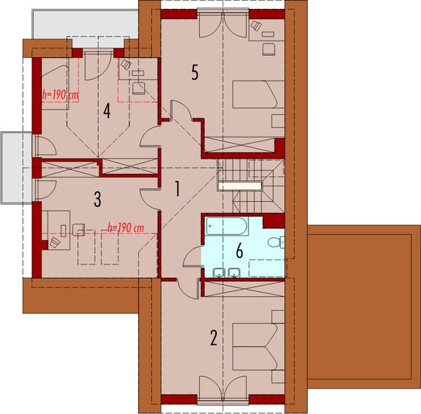 Poddasze projektu Kira G1