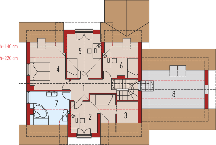 Poddasze projektu Krzysiek G2