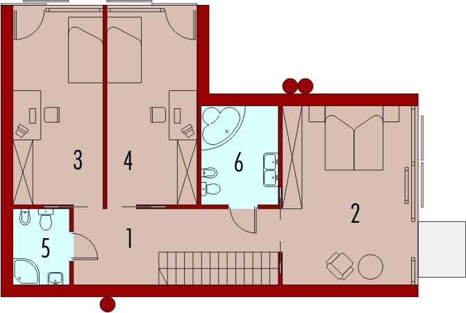 Piętro 1 projektu Loco