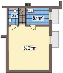 Piwnica projektu Arabella AP 2-garaże