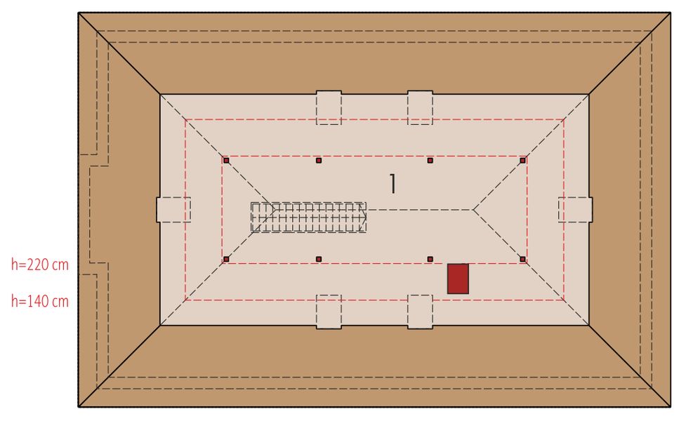 Poddasze projektu Andrea II G1