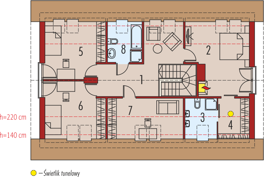 Poddasze projektu Liv 5 G1