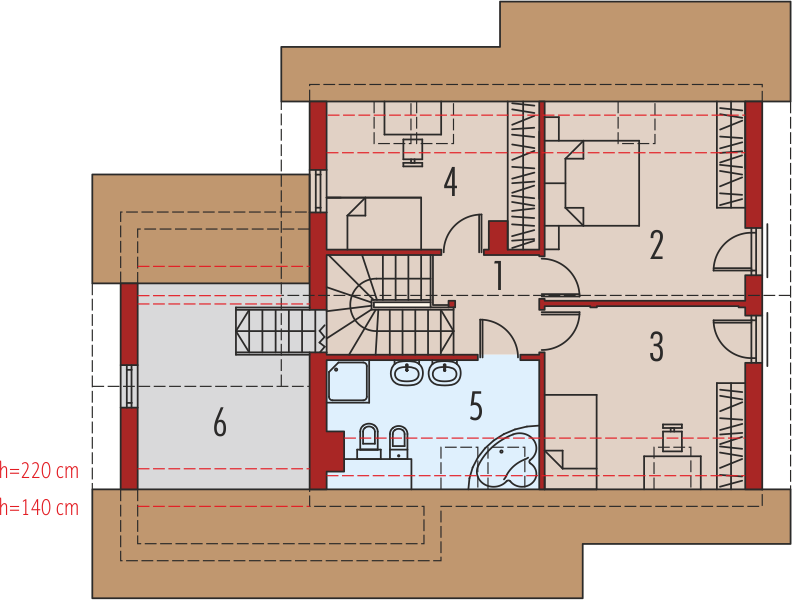 Poddasze projektu Jurek G1