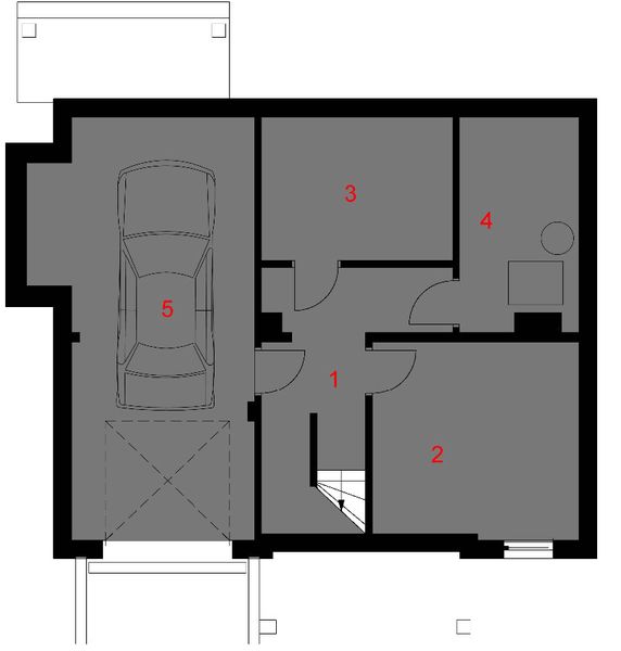 Piwnica projektu D98B - Dorota B