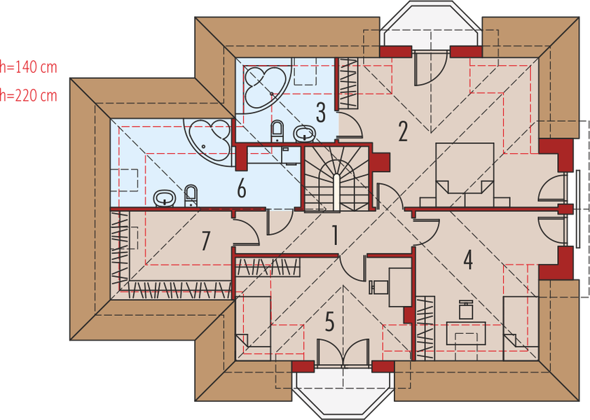 Poddasze projektu Grande G1