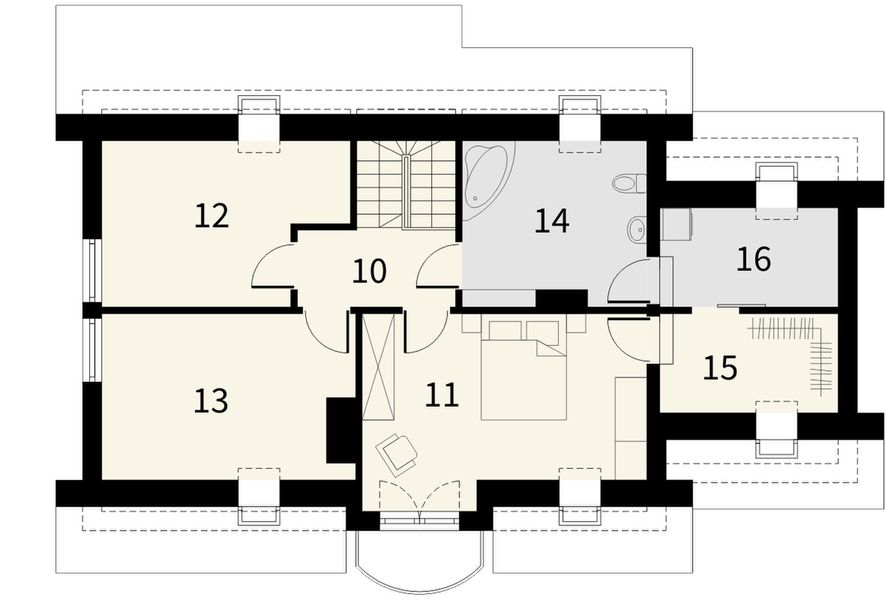 Poddasze projektu Granat 2