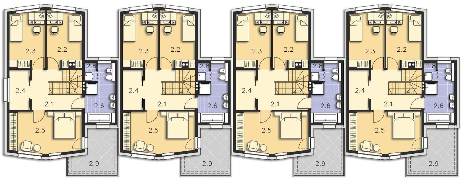 Poddasze projektu Tilburg DCS22