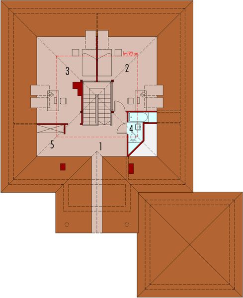 Poddasze projektu Agnieszka G2