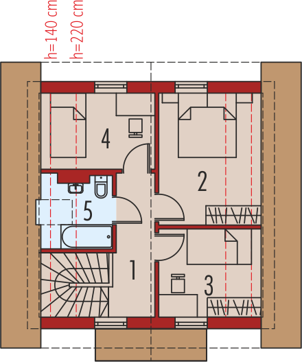 Poddasze projektu Bogusia