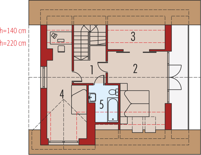 Poddasze projektu Konstancja (mała)