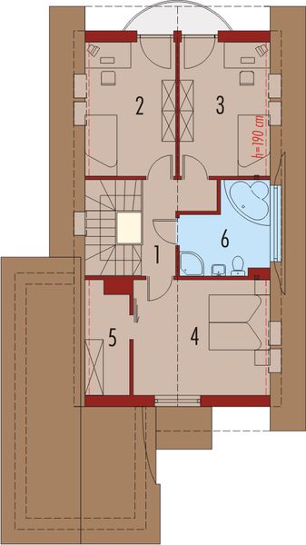 Poddasze projektu Karii G1