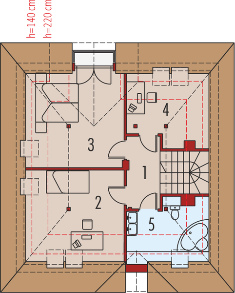 Poddasze projektu Karina