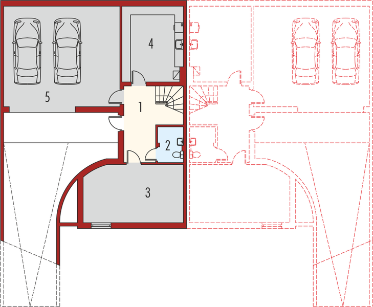 Piwnica projektu Błażej G2 (bliźniak)