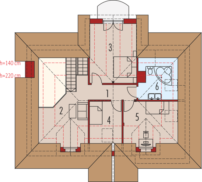 Poddasze projektu Kasia G1