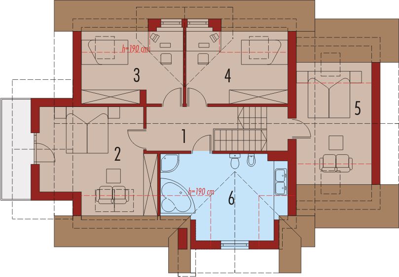 Poddasze projektu Kati G1