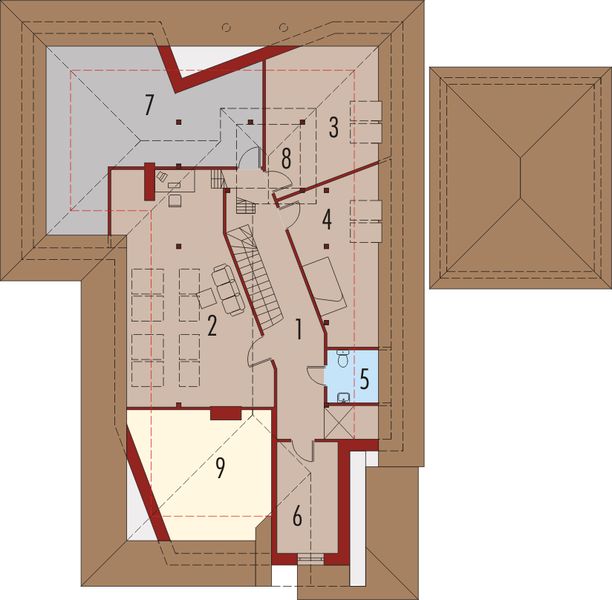 Poddasze projektu Kazia II G2