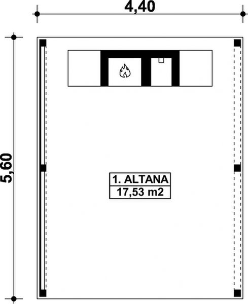 Parter projektu G256 - Altana Ogrodowa