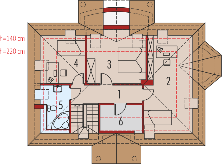 Poddasze projektu Gloria