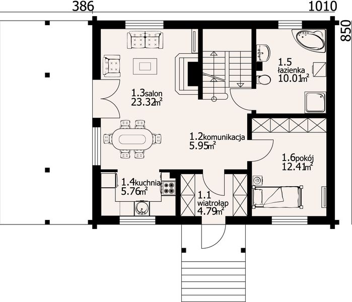Parter projektu Milicz 9 dw-01