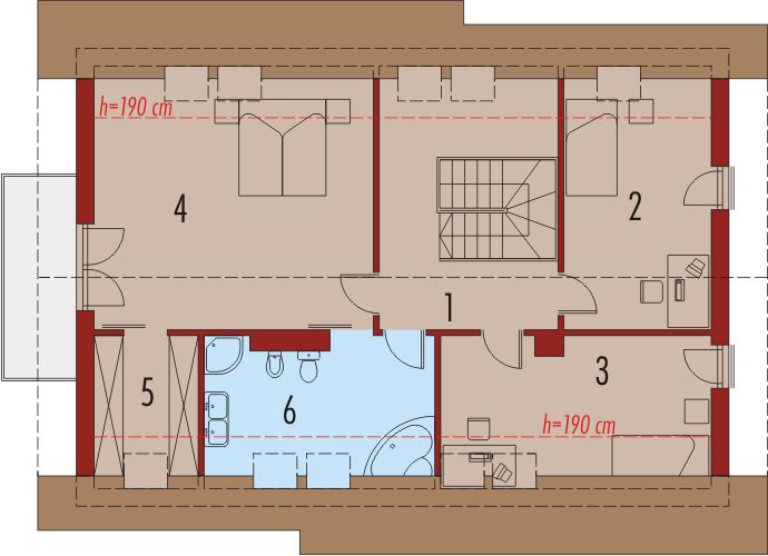 Poddasze projektu Hanusia