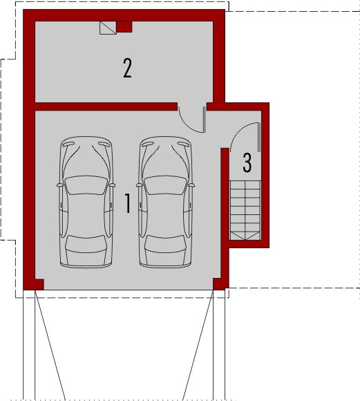 Piwnica projektu Garden G2