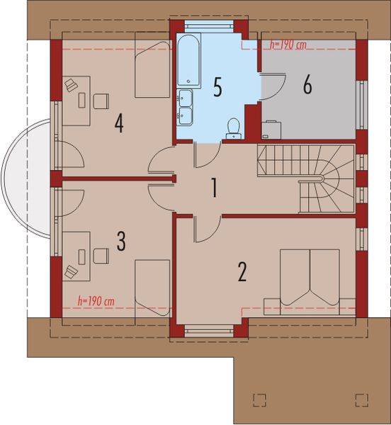 Poddasze projektu Karioka