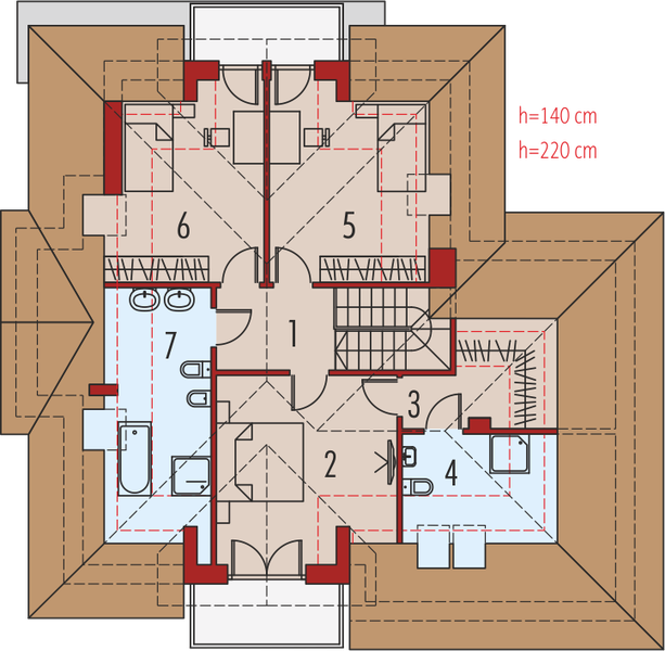 Poddasze projektu Amira G1