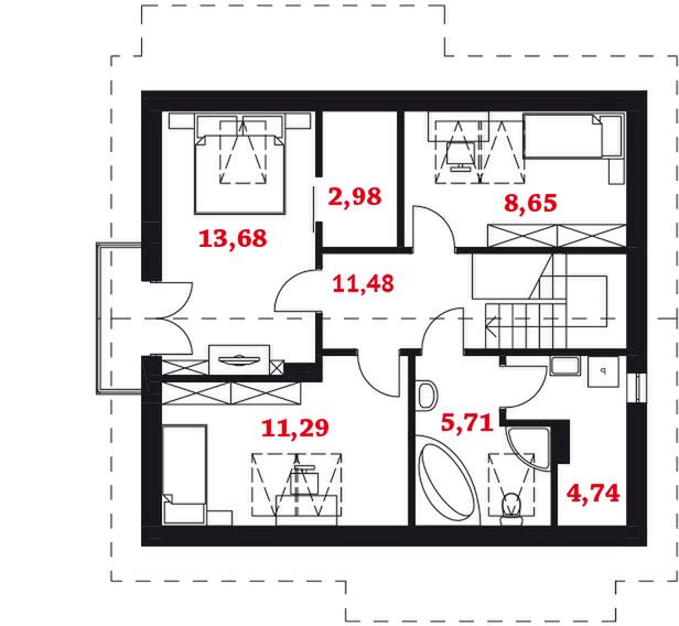 Poddasze projektu Itaka