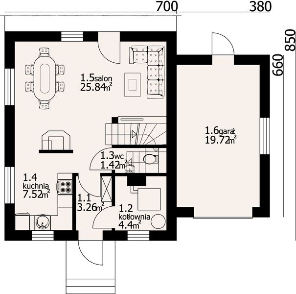 Parter projektu Gładyszów mały m