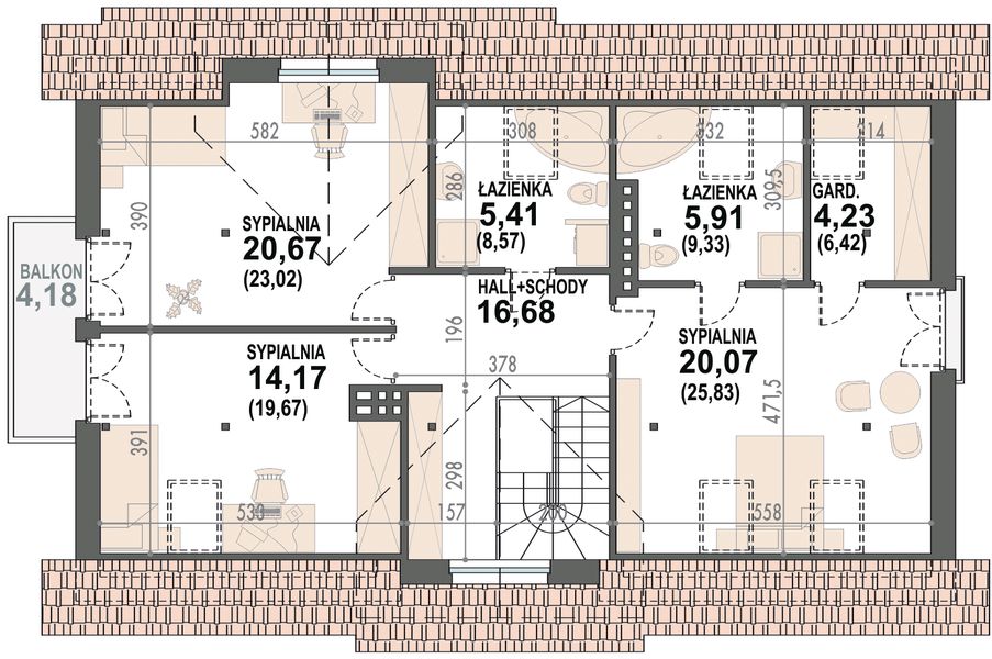 Poddasze projektu Dżin N 2G