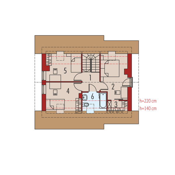 Poddasze projektu Oli