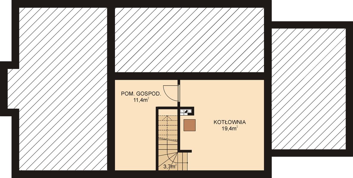 Piwnica projektu APS 207 + G