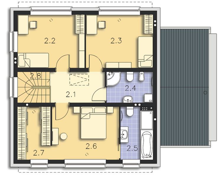 Piętro 1 projektu Skagen DCP401