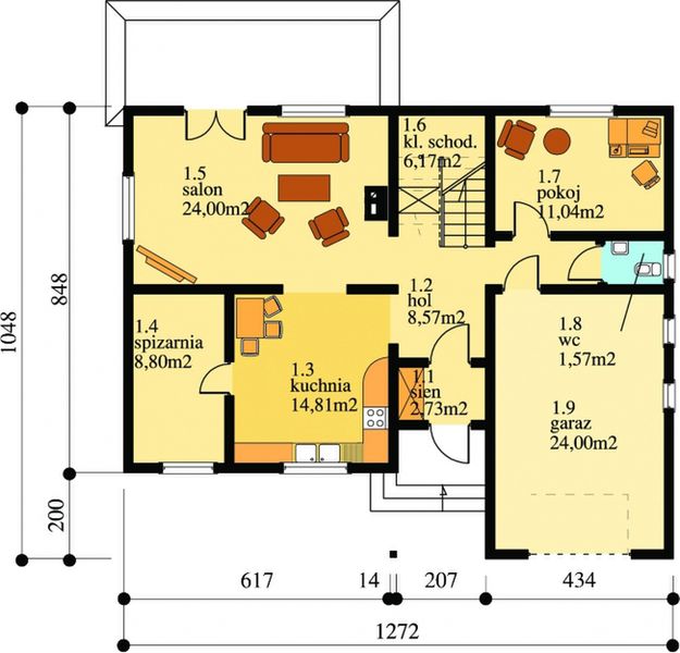 Parter projektu Anastazja drewniany