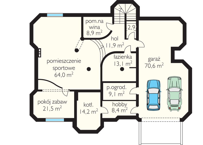 Piwnica projektu Alvaro