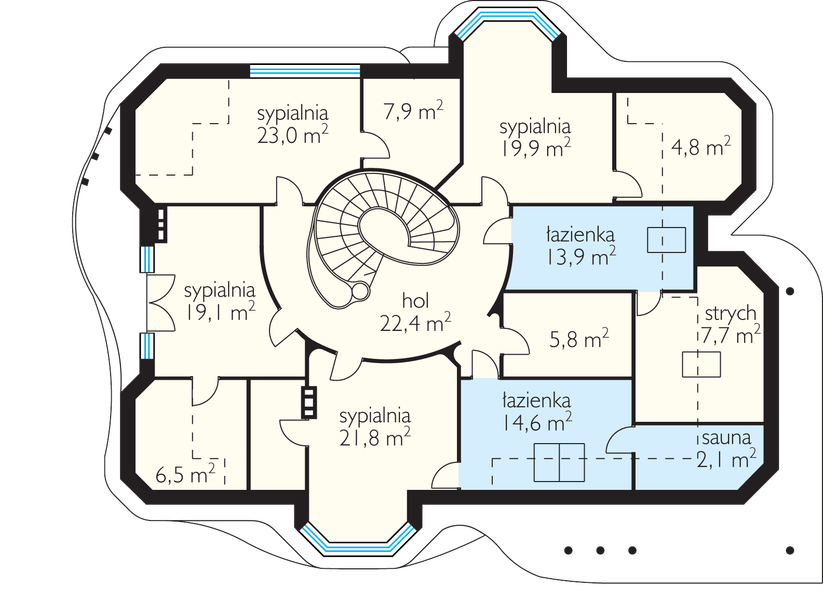Poddasze projektu Alvaro