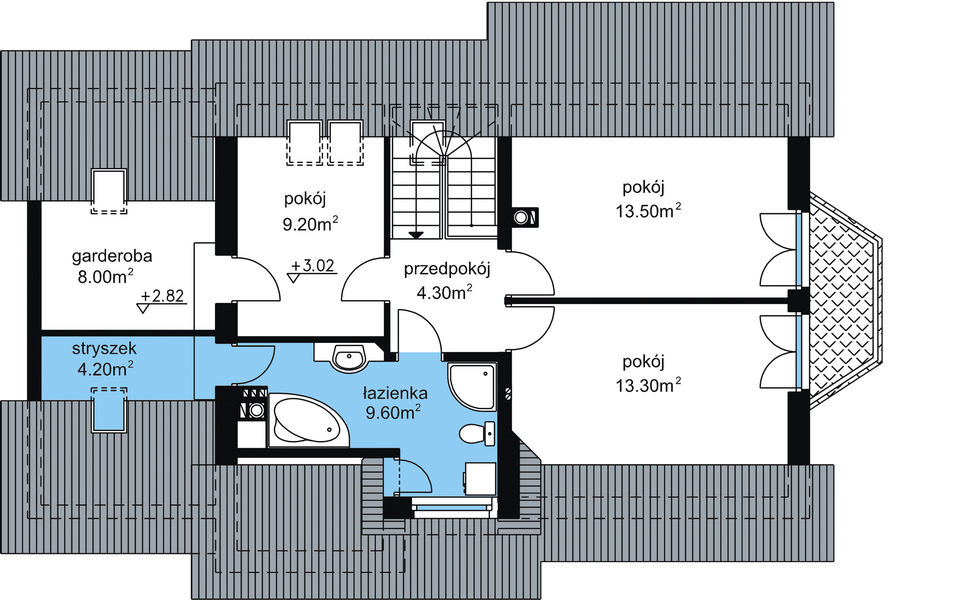 Poddasze projektu BW-01