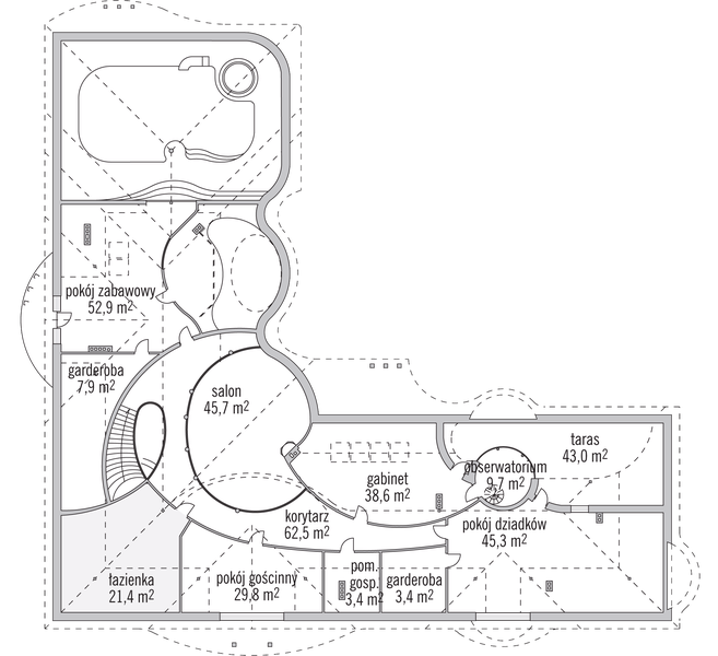 Poddasze projektu Axel