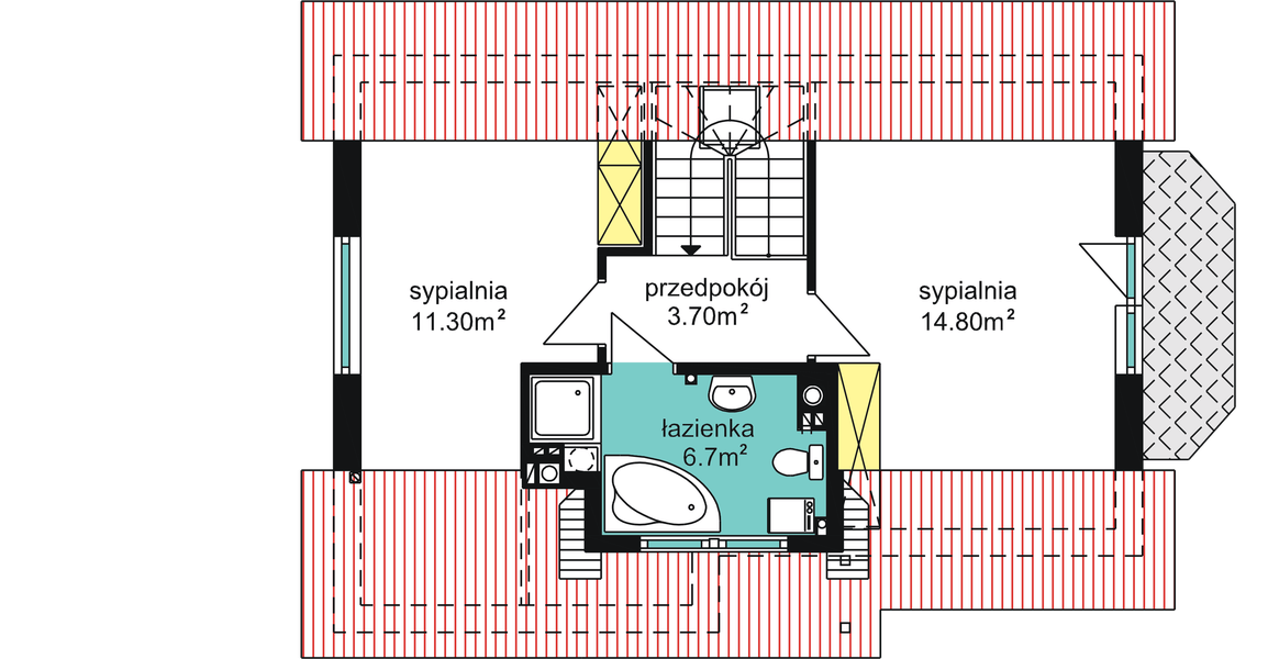 Poddasze projektu W-3.12a