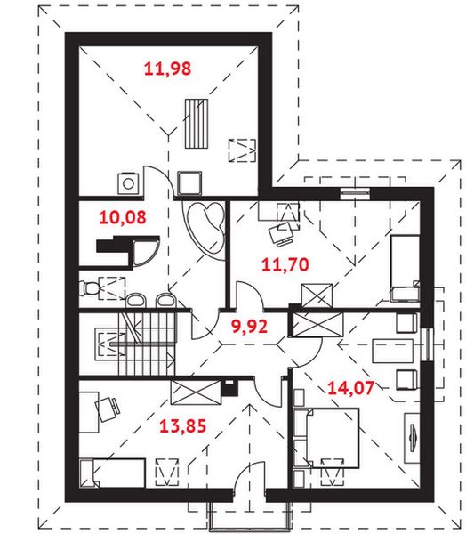 Poddasze projektu Ikaria
