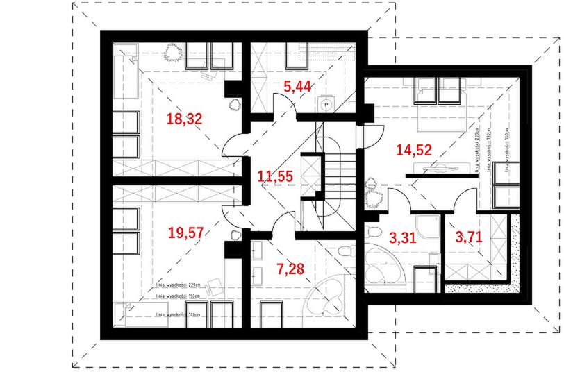 Poddasze projektu Obi